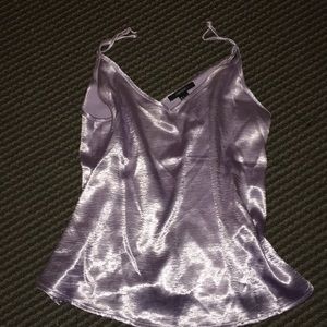 Forever 21 Metallic Adjustable Tank Top